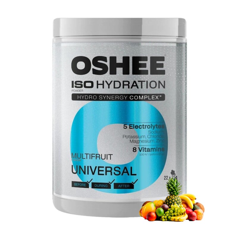 Izotonik OSHEE Iso Hydration Wieloowocowy (550 g)