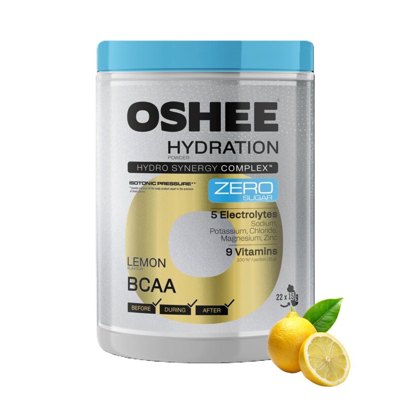 Izotonik OSHEE Hydration Zero Cytrynowy (330 g)