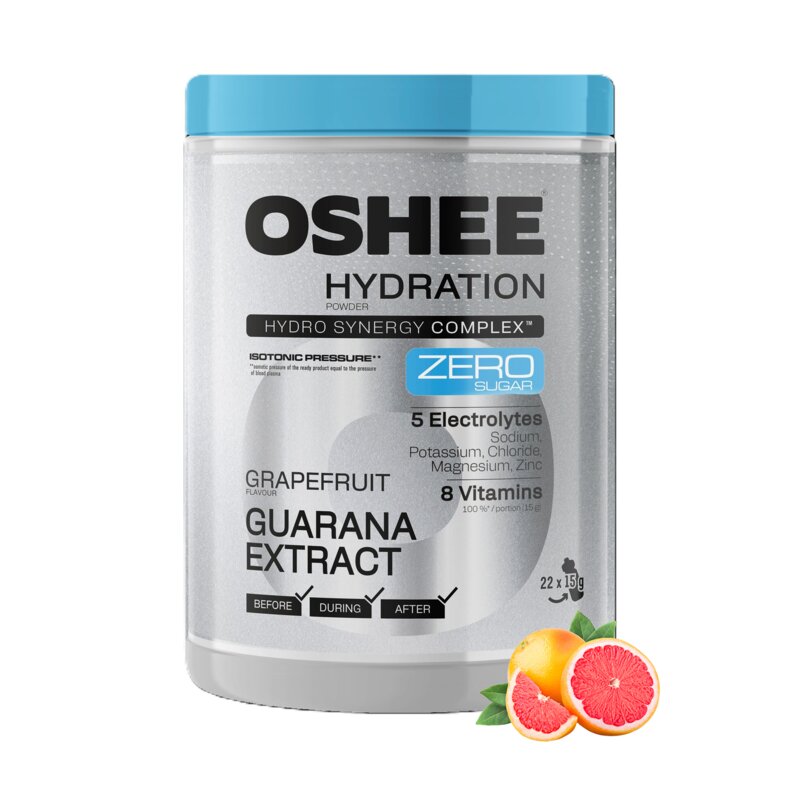 Izotonik OSHEE Hydration Zero Grejpfrutowy (330 g)