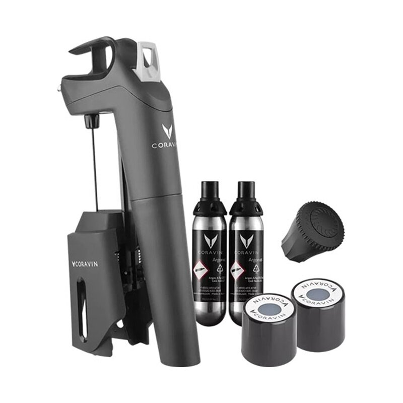 System do przechowywania wina CORAVIN Three Czarny