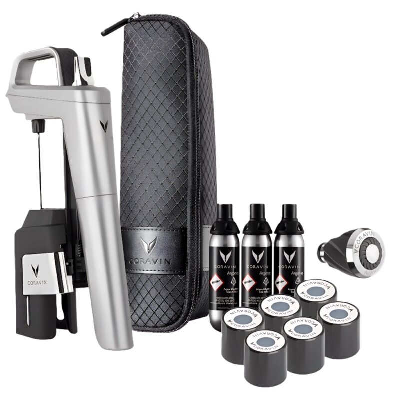 System do przechowywania wina CORAVIN Six Core Srebrny