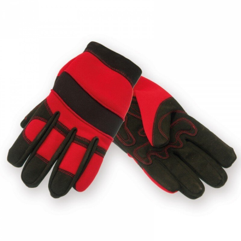 Rękawice ochronne DEDRA BH1001XL Plus Hand Czarno-czerwony (rozmiar XL)