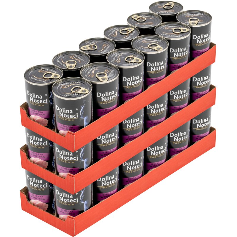 Karma dla kota DOLINA NOTECI Premium Indyk 36 x 400 g