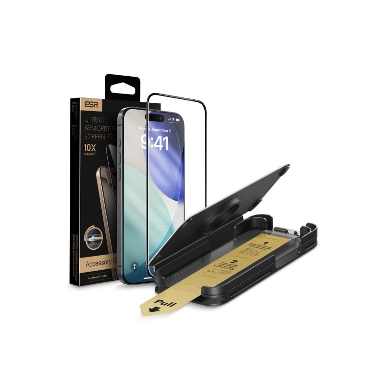 Szkło hartowane ESR UltraFit Armorite Pro Tempered Glass do Apple iPhone 17 Pro Przezroczysty