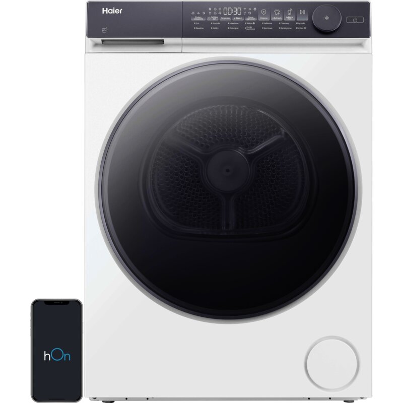 Suszarka HAIER X7 MHDE80-D367TU1 Slim z pompą ciepła 8kg I-Refresh Ion Air Fresh