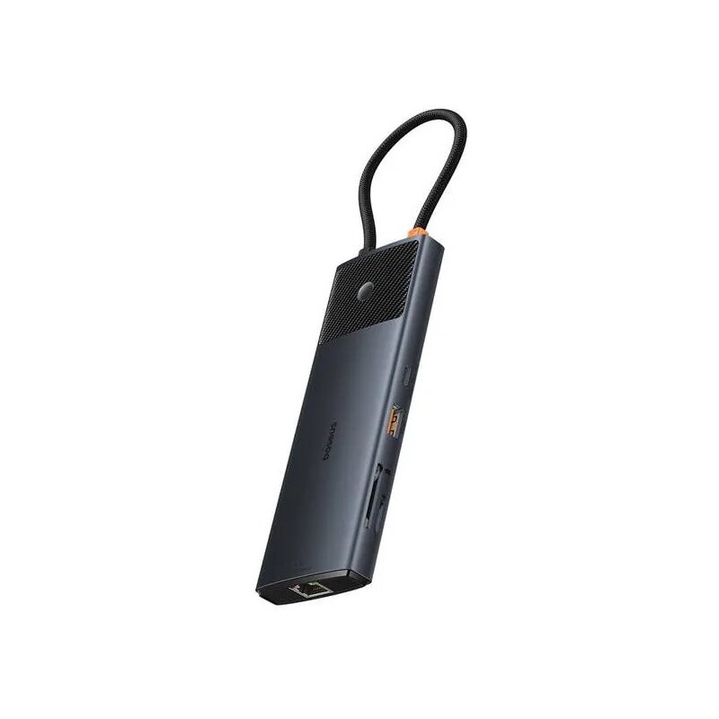 Hub BASEUS Metal Gleam II 10w1 USB Typu C, Pasywny