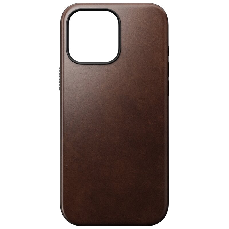 Etui NOMAD Modern Horween Leather MagSafe do Apple iPhone 16 Pro Max Brązowy