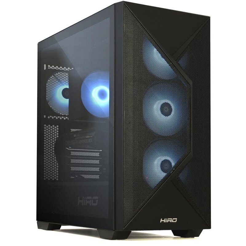 Komputer NTT HIRO Hellcat ZKG-R5RTX5050-TE01 R5-8400F 16GB RAM 1TB SSD GeForce RTX5050 Wi-Fi Windows 11 Home