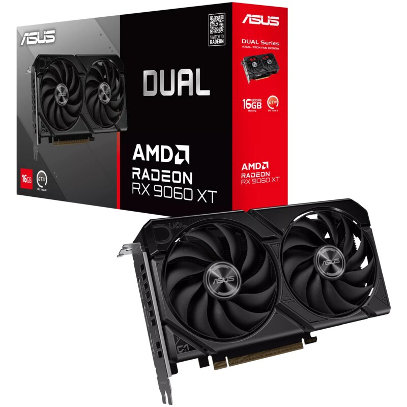 Karta graficzna ASUS Dual Radeon RX 9060 XT 16GB