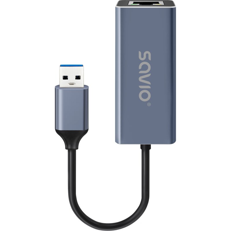 SAVIO ADAPTER USB-A - RJ-45 GIGABIT ETHERNET AK-83