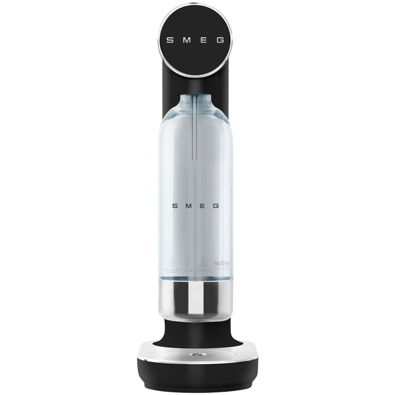 Saturator SMEG Collezione SKC01BLM Czarny + butelka