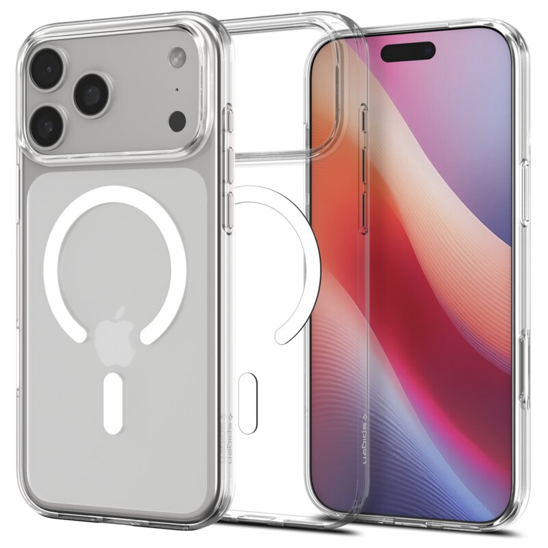 Etui SPIGEN Liquid Crystal Mag MagSafe do Apple iPhone 17 Pro Przezroczysty