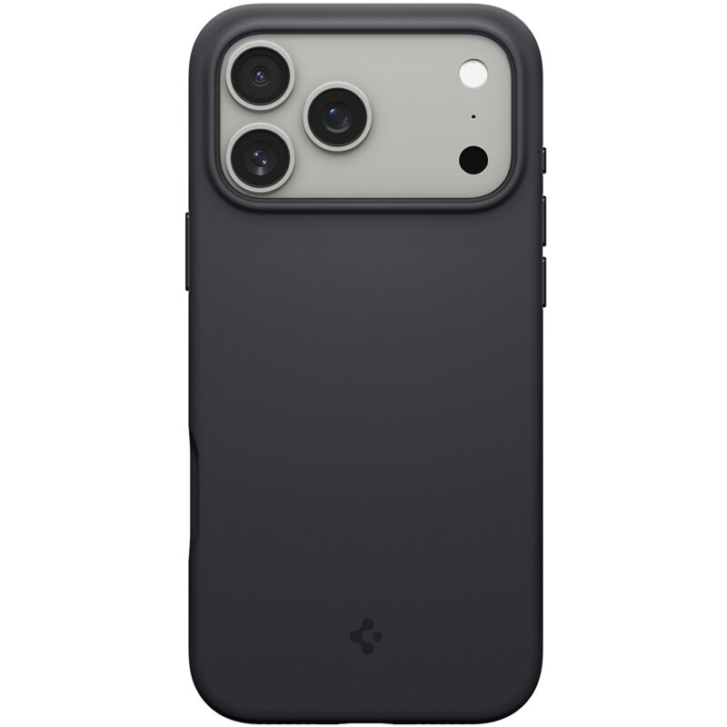 Etui SPIGEN Silicone Fit Mag MagSafe do Apple iPhone 17 Pro Czarny
