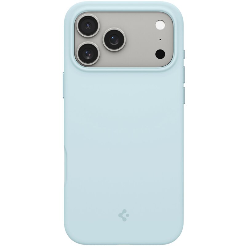 Etui SPIGEN Silicone Fit Mag MagSafe do Apple iPhone 17 Pro Max Jasnoniebieski