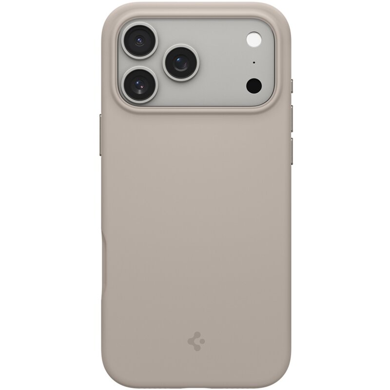 Spigen Silicone Fit MagSafe do iPhone 17 Pro Beżowy