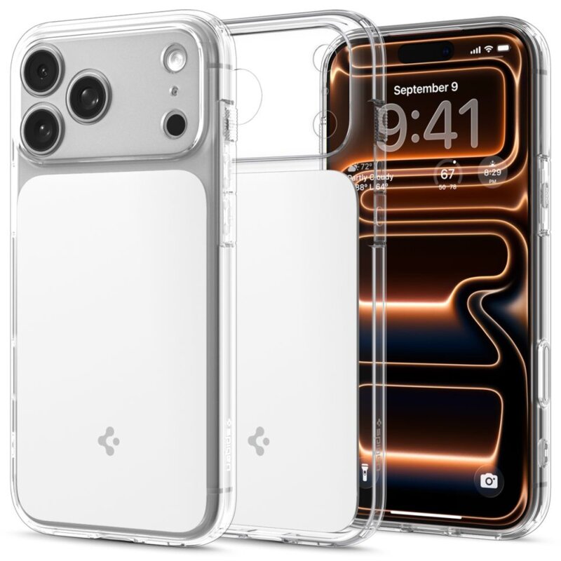 Spigen Ultra Hybrid "T" Mag MagSafe do iPhone 17 Pro Biały
