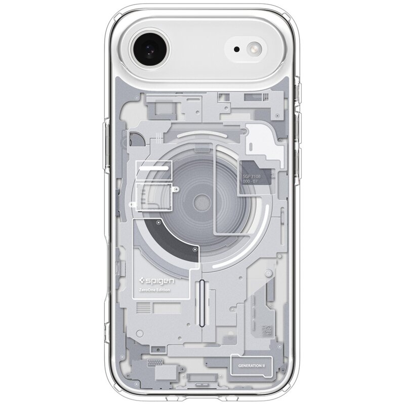 Spigen Ultra Hybrid Mag MagSafe do iPhone Air zero one Biały