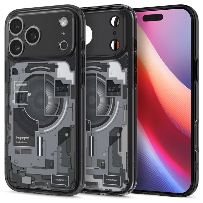 Spigen Ultra Hybrid Mag MagSafe do iPhone 17 Pro zero one czarny