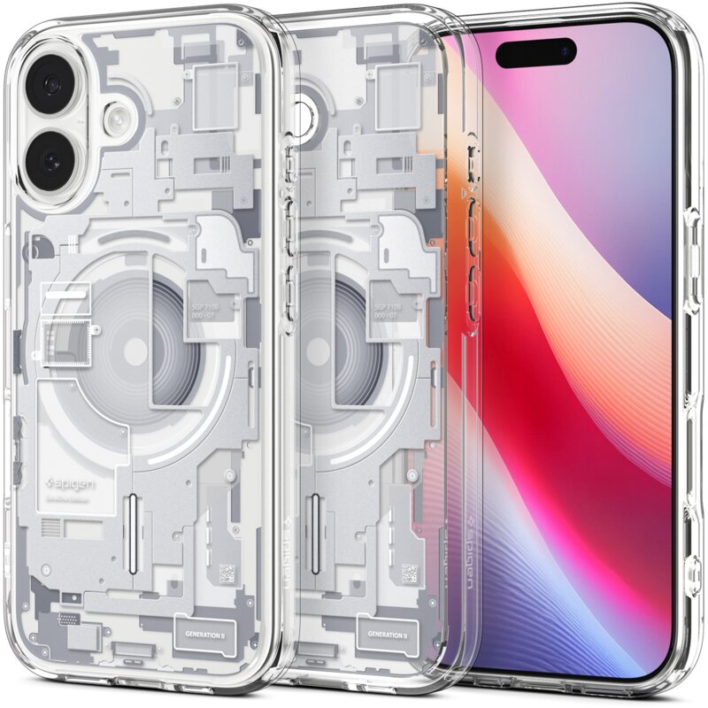 Etui SPIGEN Ultra Hybrid Mag MagSafe do Apple iPhone 17 Zero One Biały