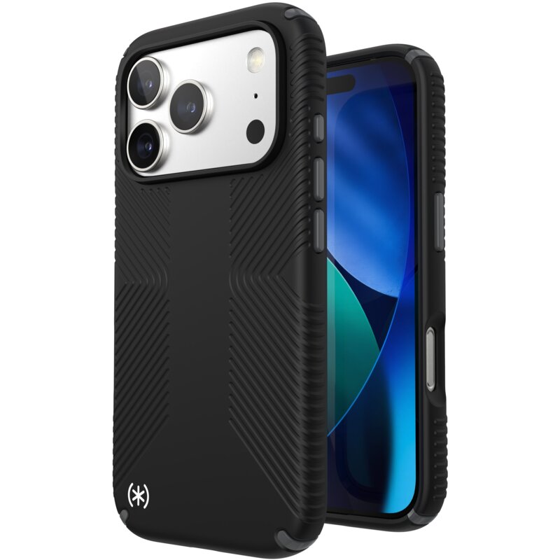 Speck Presidio2 Grip MagSafe do iPhone 17 Pro Czarny