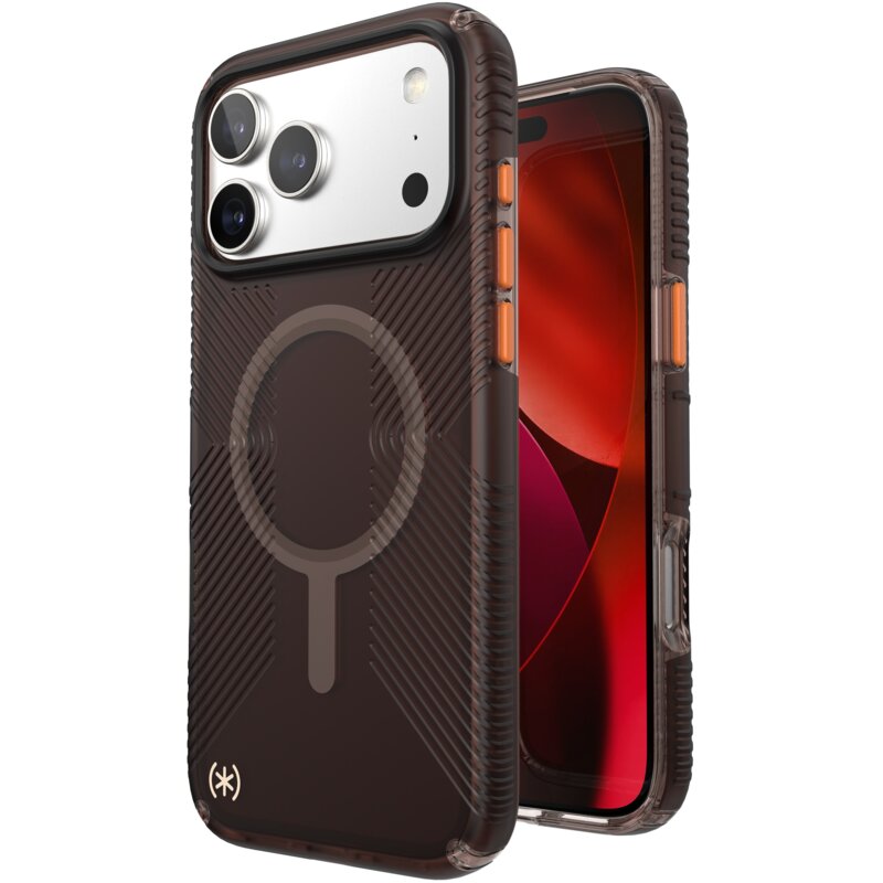 Speck Presidio Lux Grip MagSafe do iPhone 17 Pro Max Brązowy