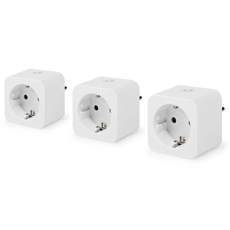 Inteligentne gniazdko NEDIS SmartLife WIFIP121FWT3 Wi-Fi (3 szt.)