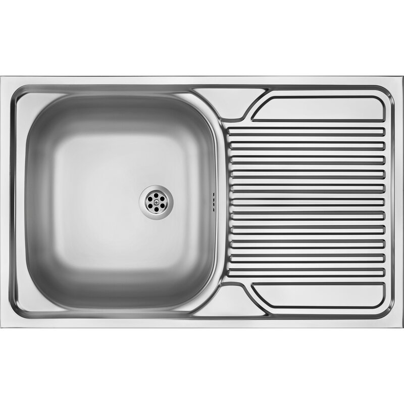 Zlewozmywak jednokomorowy z ociekaczem DEANTE Tango ZM5 0110 Stal szlachetna 50x80