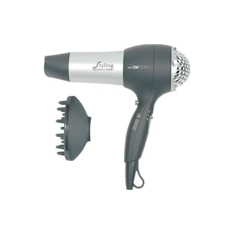 Suszarka CLATRONIC HTD3055 Czarno-srebrny 2000W