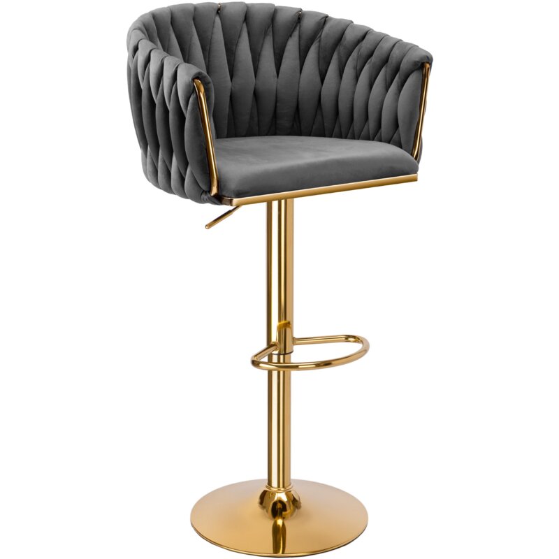Hoker EHOKERY Cofton Gold Velvet Grafitowy