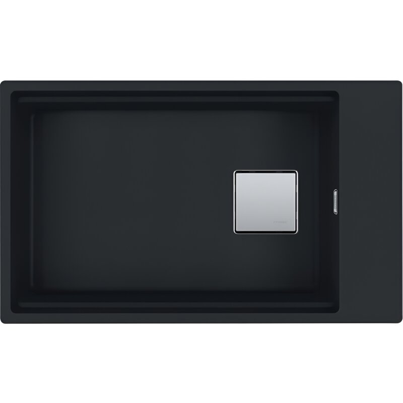 Zlewozmywak jednokomorowy FRANKE Kanon KNG 110-62 125.0633.003 Czarny mat 76x46