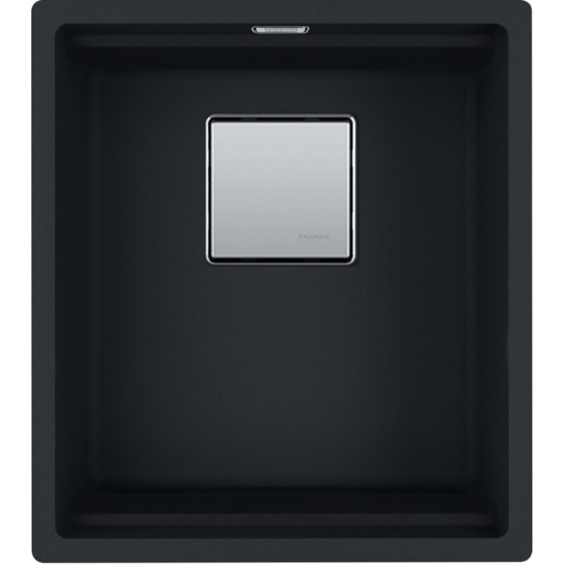 Zlewozmywak jednokomorowy FRANKE Kanon KNG 110-37 125.0633.001 Czarny mat 46x41