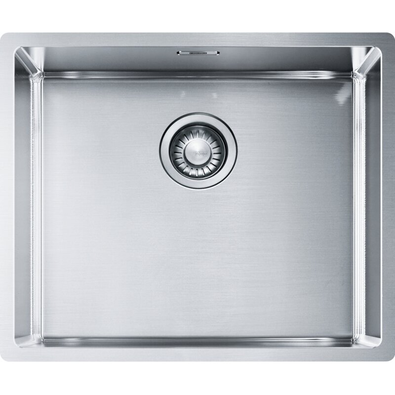 Zlewozmywak jednokomorowy FRANKE Box BXX 210/110-50 127.0453.656 Stal szczotkowana 54x45