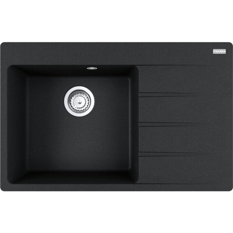Franke Centro CNG 611-78 TL Komora z lewej strony Granitowy Onyx