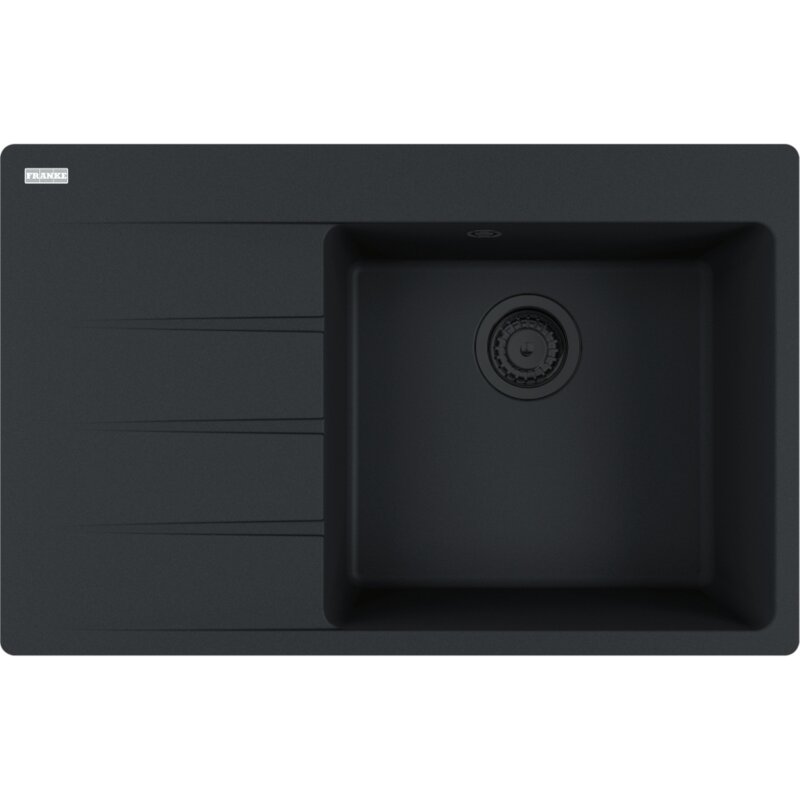 Franke Centro CNG 611-78 TL Komora z prawej strony Granitowy Czarny mat