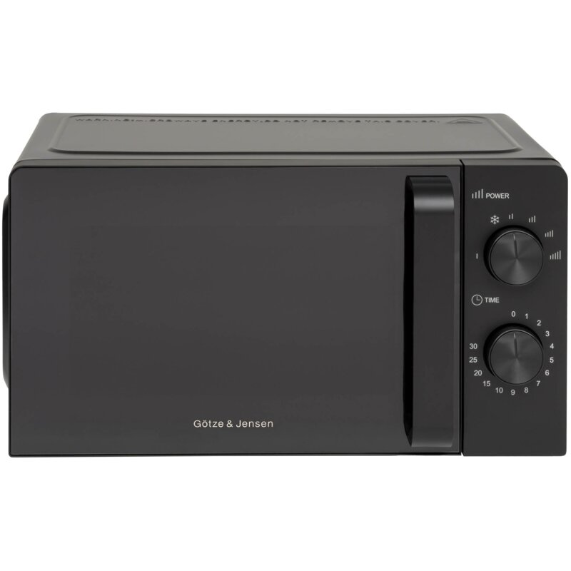 Kuchenka mikrofalowa GÖTZE & JENSEN MO201K 700W średnica 24.5 cm pojemność 20L Czarny
