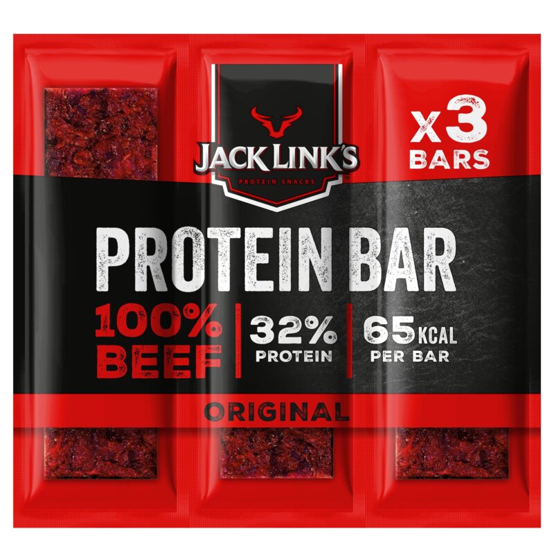 Suszona wołowina JACK LINKS Beef Bar Original (3 x 22.5 g)