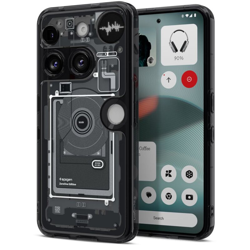 Etui SPIGEN Ultra Hybrid do Nothing Phone 3 Zero One Czarny