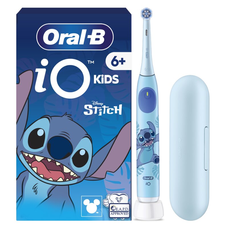 Szczoteczka Oral-B iO Series Kids Stitch+ Etui Niebieska 6+
