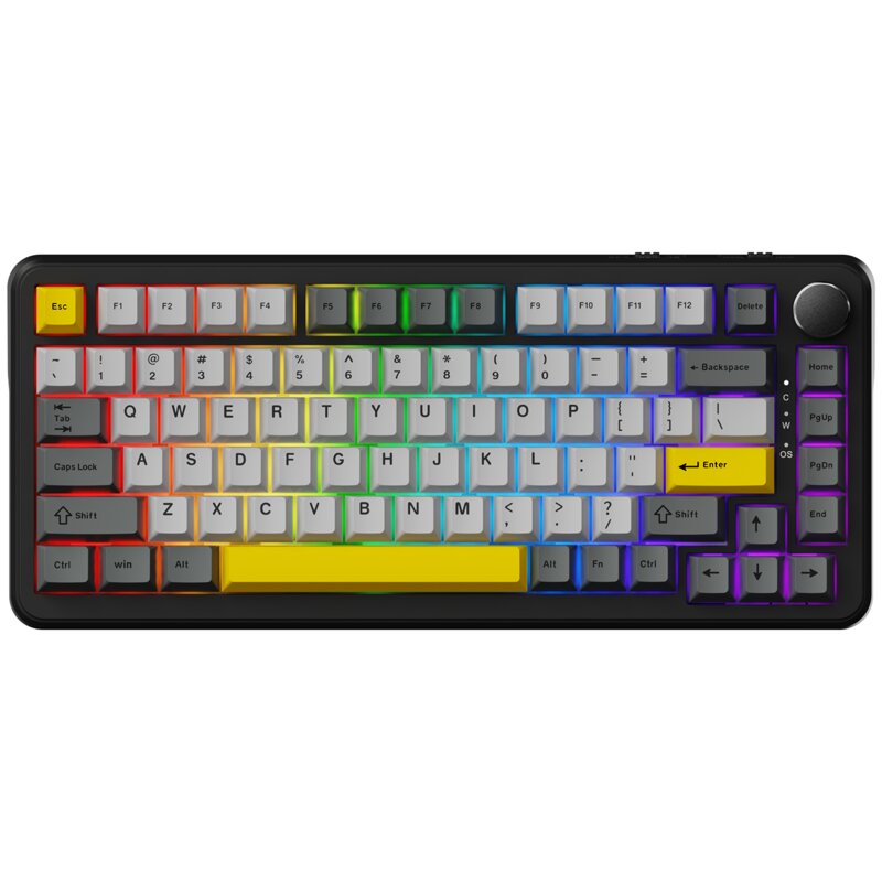 Klawiatura AJAZZ AK820 Max Czarno-szaro-żółty