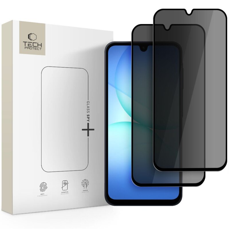 Szkło prywatyzujące TECH-PROTECT Glass Spy+ do Samsung Galaxy A16 4G/5G/A26 5G/A17 4G/5G/A27 5G (2 szt.)