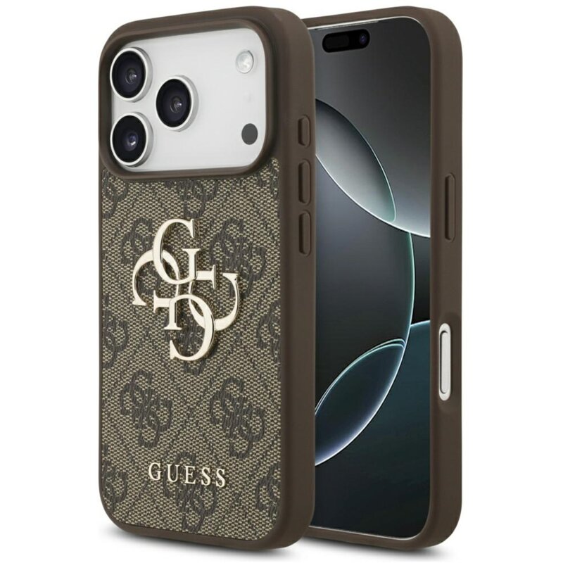 Etui GUESS 4G Big Logo do Apple iPhone 17 Pro Brązowy