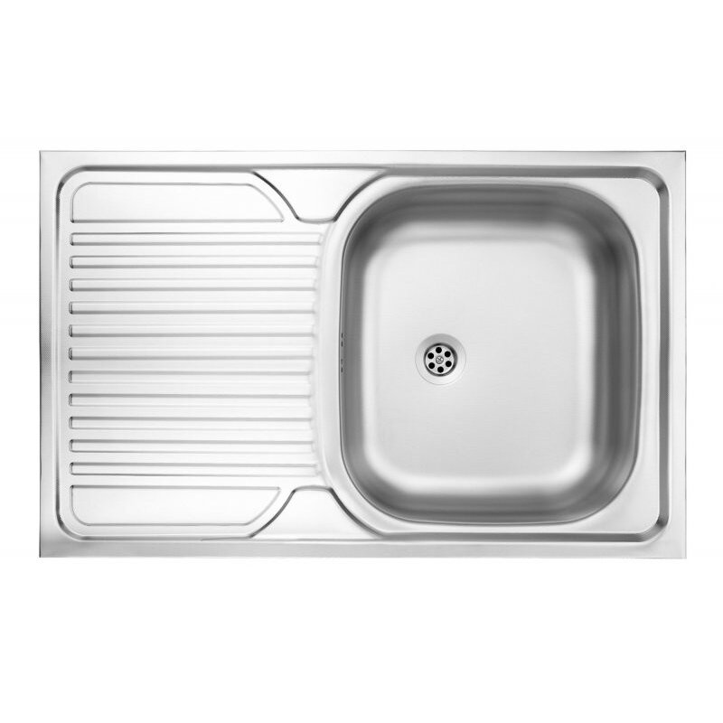 Zlewozmywak jednokomorowy z ociekaczem DEANTE Tango ZM5 311L Stal dekor 50x80
