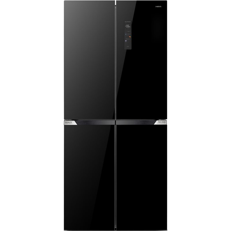 Lodówka MPM 503-SSI-13 D No frost Side by side 190.2cm Czarne szkło