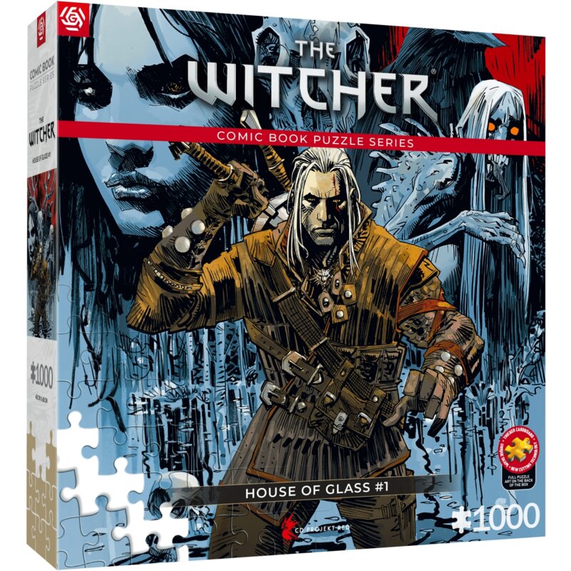 Puzzle CENEGA Comic Book The Witcher House of Glass (1000 elementów)