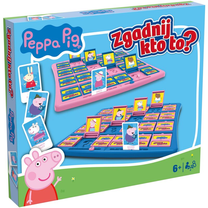 Gra towarzyska WINNING MOVES Zgadnij kto to? Świnka Peppa WM05293-POL-6
