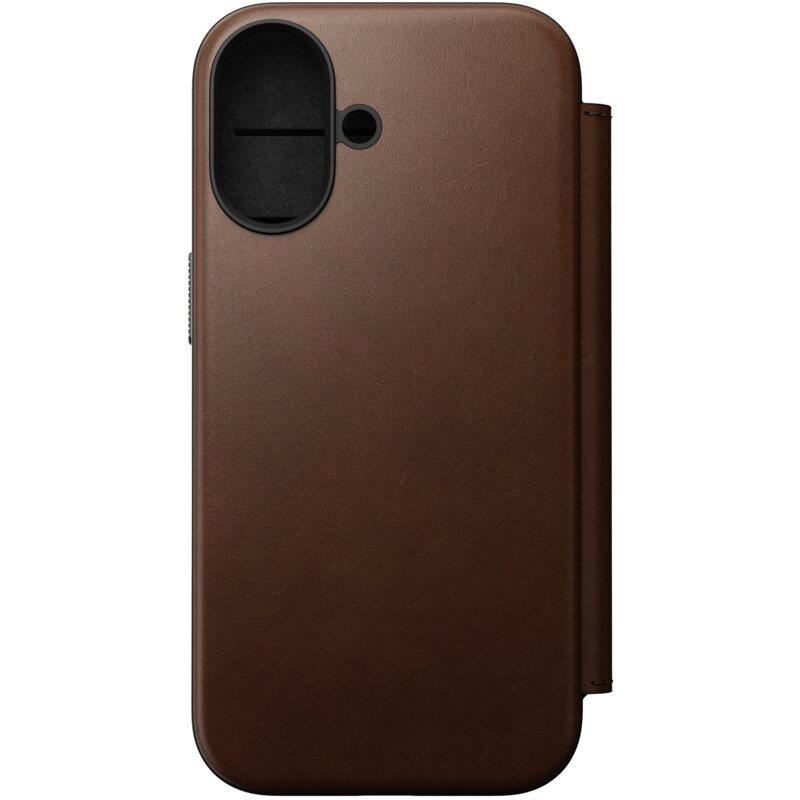 Nomad Modern Leather Folio do iPhone 17 MagSafe brown