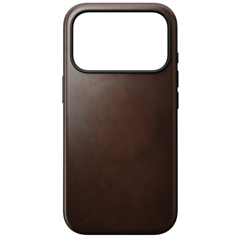 Nomad Modern Leather Case do iPhone 17 Pro MagSafe rustic brown