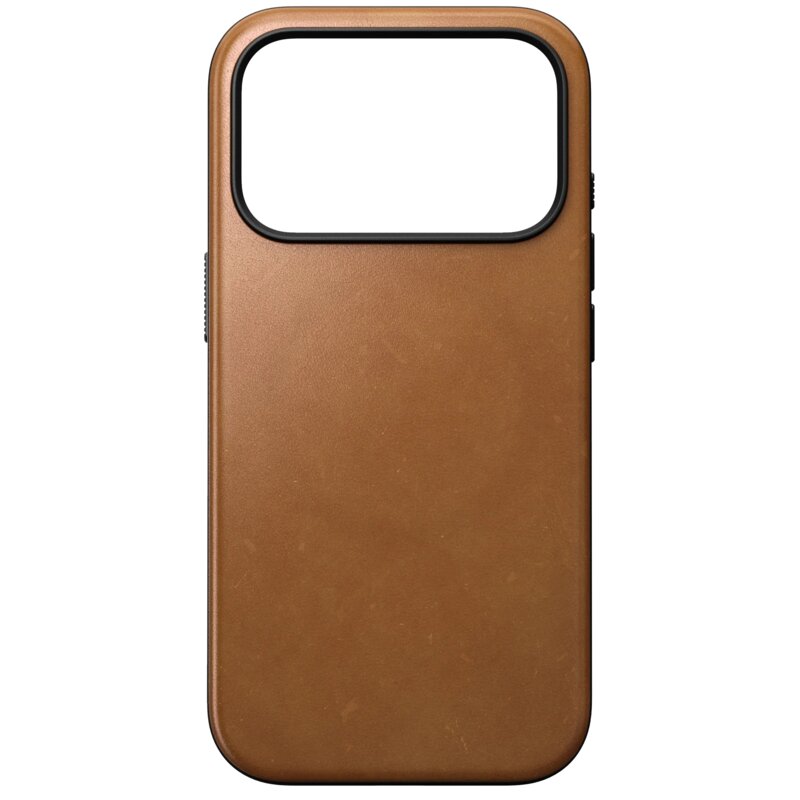 Nomad Modern Leather Case do iPhone 17 Pro MagSafe english tan-c
