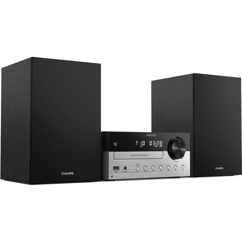 Philips TAM4205M2/12 80W Bluetooth Radio FM Czarno-srebrny