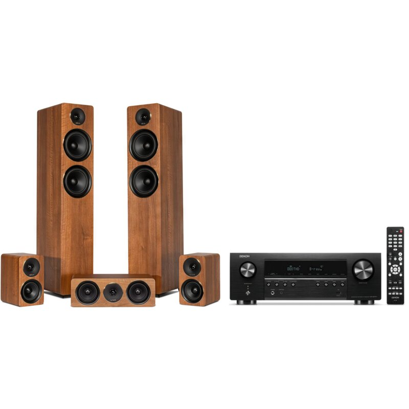 Zestaw kina domowego DENON AVR-S670H + WILSON Scenix 5.0 Orzech